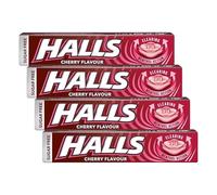 HALLS Sugar Free Cherry Flavour Cough Sweets, 32 g (Pack of 4)
