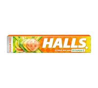 Halls Sugar-Free Menthol Action Lozenges Citrus 32g x 1, Refreshing Cooling Relief for Throat & Nasal Passages, Fresh Flavour Sweets with Welari Thank You Card | (1 Pack)