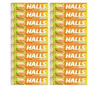 Halls Sugar-Free Menthol Action Lozenges Citrus 32g x 20, Refreshing Cooling Relief for Throat & Nasal Passages, Fresh Flavour Sweets with Welari Thank You Card | (20 Pack)