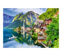 Trefl Lake Hallstatt Austria - 1000 Piece Jigsaw Puzzles for Adults & Children Aged 12+ - Landscape Mountains Scene Lake Puzzle