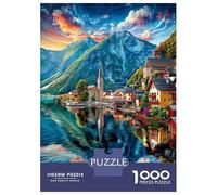 Hallstatt_ Austria Jigsaw Puzzles for Adults Kids. Impossible 1000 Pieces Puzzle Challenge Toy Games Gifts 70x50cm/1000pcs