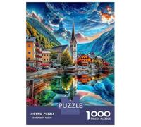Hallstatt_ Austria Puzzle 1000 Piece Impossible Puzzle for Adults, Family Activity & Challenging Toy 52x38cm/1000pcs