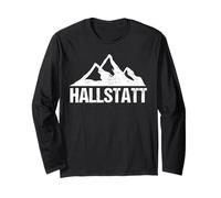 Hallstatt Austria Travel Souvenir Design Austrian Mountain Long Sleeve T-Shirt