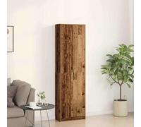 Wardrobe with Shelf with Storage with Door Engineered wood Storage Modern vidaX