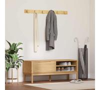 vidaXL Hallway Bench FLORO Wax Brown 115 x 40 x 45 cm Solid Pine Wood