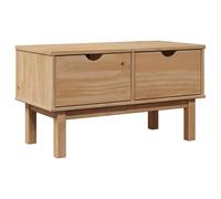 vidaXL Hallway Bench Storage Bench Hall Seat Toy Chest Bench Solid Wood Pine