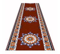 Hallway Carpet,Cleavable Non-Skid Long Area Rugs Thin Low Pile Floor Protector Easy for Kitchen,Living Room,3 Colour)/Brown/0.8M X 1M(2.62 Ft X 3.28 Ft)