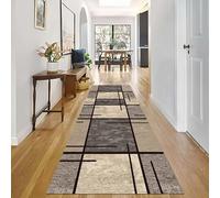 Hallway Carpet Runners Bright Colours Brown Black Rugs Hallways 1.5M 2M 2.5M 3M 3.5M 4M 4.5M 5M Rug and Runner for Lounge Corridor Cloak Room Carpets(80 * 400cm)