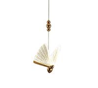 Hallway,Kitchen,Entry,Garage,Led Butterfly Chandelier Nordic Pendant Lighting Hanging Ceiling Light Fixture for Dining Room-Warm Light 1 Lights