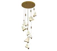 Hallway,Kitchen,Entry,Garage,Led Butterfly Chandelier Nordic Pendant Lighting Hanging Ceiling Light Fixture for Dining Room-White 8 Lights