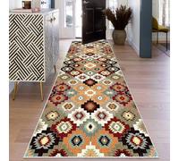 Hallway Runner 110 x 150 cm Non-Slip Long Kitchen Carpet Runners for Hallway Entryway Runner Rug Door Mat Indoor Narrow Hall Runner Low Pile Floor Mat Absorbent Area Rug for Entrance Bedside Runner