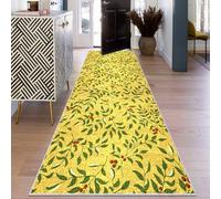 Hallway Runner 110 x 350 cm Non-Slip Long Kitchen Carpet Runners for Hallway Entryway Runner Rug Door Mat Indoor Narrow Hall Runner Low Pile Floor Mat Absorbent Area Rug for Entrance Bedside Runner