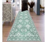 Hallway Runner 110 x 500 cm Non-Slip Long Kitchen Carpet Runners for Hallway Entryway Runner Rug Door Mat Indoor Narrow Hall Runner Low Pile Floor Mat Absorbent Area Rug for Entrance Bedside Runner