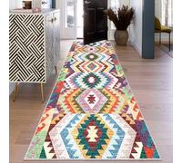 Hallway Runner 110 x 600 cm Non-Slip Long Kitchen Carpet Runners for Hallway Entryway Runner Rug Door Mat Indoor Narrow Hall Runner Low Pile Floor Mat Absorbent Area Rug for Entrance Bedside Runner