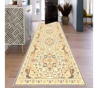Hallway Runner 60 x 340 cm Non-Slip Long Kitchen Carpet Runners for Hallway Entryway Runner Rug Door Mat Indoor Narrow Hall Runner Low Pile Floor Mat Absorbent Area Rug for Entrance Bedside Runner