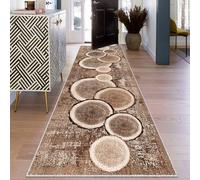 Hallway Runner 65 x 340 cm Non-Slip Long Kitchen Carpet Runners for Hallway Entryway Runner Rug Door Mat Indoor Narrow Hall Runner Low Pile Floor Mat Absorbent Area Rug for Entrance Bedside Runner