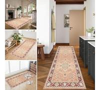 Hallway Runner Non Slip Long Kitchen Carpet Runners Heavy Duty Entrance Mat Hall Runner Narrow Rugs Absorbent Doormat Washable Kitchen Rug Runners for Hallways Kitchen Laundry Room 110 x 280 cm