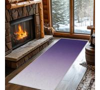 Hallway Runner Ombre Purple, Washable Runner Rug Gradient 80 x 250, for Kitchen, Entryway, Bedroom Decor, Non Slip Low Pile Indoor Floor Carpet e501