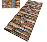Hallway Runner Rug 80 x 250 cm Lightweight, Washable, and Non-Slip Custom Length Narrow Rug Woven Kitchen Floor Mat for Living Room, Bedroom, Kitchen, C