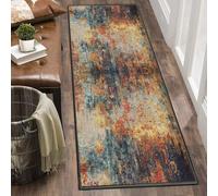 Hallway Runner Rug Long Non Slip Rubber Back Hall Runner Narrow Rugs 40 x 100 cm Washable Kitchen Runner Rug Absorbent Door Runner Mats Corridor Carpet Runners for Hallway Kitchen Entryway Laundry