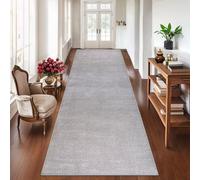 Hallway Runner Rug Non Slip 50 x 100 cm Long Hall Runner Kitchen Rug Washable Corridor Rugs absorbent Floor Mat Narrow Heavy Duty Carpet Runner for Hallways Kitchen Entryway Laundry Room Grey