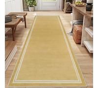 Hallway Runner Rug Non Slip 80 x 120 cm Long Hall Runner Kitchen Rug Washable Heavy duty Corridor Rugs Absorbent Short Pile Narrow Carpet Runner for Entryway Sink Hallways Dining Areas Carpets