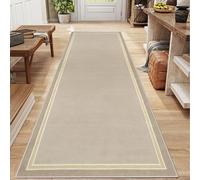 Hallway Runner Rug Non Slip 80 x 500 cm Long Hall Runner Kitchen Rug Washable Heavy duty Corridor Rugs Absorbent Short Pile Narrow Carpet Runner for Entryway Sink Hallways Dining Areas Carpets