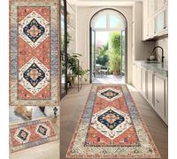 Hallway Runner Rug Non Slip Carpet Runners for Hallways Kitchen Mat Washable Long Hall Runner 50 x 150 cm Narrow Rugs Area Rug Runner Floor Carpet Runner for Corrido Bedroom Laundry Room Door Mats