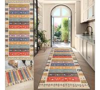 Hallway Runner Rug Non Slip Carpet Runners for Hallways Kitchen Mat Washable Long Hall Runner 50 x 250 cm Narrow Rugs Area Rug Runner Floor Carpet Runner for Corrido Bedroom Laundry Room Door Mats