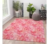 Hallway Runner Rugs 100x250cm Aesthetic Design Heart Pattern Entryway Living Room Non-slip Floor Carpet for Bedroom Bathroom Laundry Kitchen