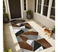 Hallway Runner Washable Non Slip Kitchen Rugs Long Area Rug 60 x 340 cm Bedroom Kitchen Carpet Narrow Rugs Runner for Hallway Door Mat Indoor Low Pile Carpet Runner for Hallway Entryway Laundry Room