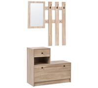 Hallway Set COOMA Light Brown