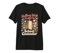 Hallway Walk Fueled by School Counselor Premium T-Shirt