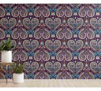 Hallway Wallpaper Heavy Duty Paste Furniture Dots European Retro Blown | High-density vinyl with protective coating. Works on tiles, glass, metal and wood. Size: 45x1200.