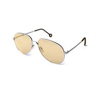 Hally & Son HS004S02 Glasses, Silver Palladium, 61 16 142 Unisex-Adult