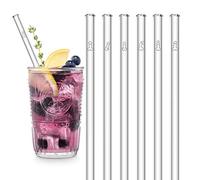 Halm Glass Drinking Straws 6 Pieces Engraved: Humorous phallic Engravings stag do - 20cm Straws - Present Bride Hen Party - Durable - Dishwasher Safe - Manufactured in Germany