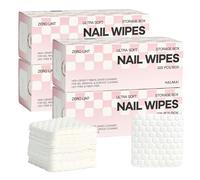 HALMAI 1300 PCS Lint Free Nail Wipes, Nail Polish Remover & Acetone Pads with Water-Lock & Super Absorbent, for Fast Removal of Gel & Acrylic Nails, Eyelash Extensions | Includes Storage Box
