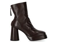 HALMANERA LARA DARK BROWN HEELED ANKLE BOOT 40