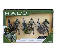 HALO 4” 3 Figure Pack Assortment - UNSC Marines with Weapons Fans - Build Your Universe - Amazon Exclusive