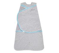 HALO Baby Sleeping Bag Swaddle - Ideal Temp | 1.5 TOG SleepSack | 100% Cotton, Grey Sleeping Sack For Newborn Babies | Easy Zip Access Nappy Change |