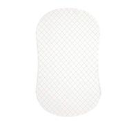 HALO BassiNest Fitted Sheet - 100% Cotton, Soft and Breathable Bassinet Sheet for Babies, 30” x 16” Pre-Shrunk Sheet, Nautical Net