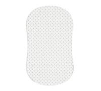 HALO BassiNest Fitted Sheet - 100% Cotton, Soft and Breathable Bassinet Sheet for Babies, 30” x 16” Pre-Shrunk Sheet, Pebble