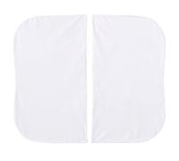 Halo Bassinest Fitted Sheet for Twin Bassinest, 100% Cotton, Super Soft Bassinet Sheet for Baby Boys, Girls and Unisex, Breathable and Lightweight Mattress Cover, 2 Pack, Solid White