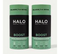 HALO BOOST Cognitive Energy Support Capsules - 90 Capsules (2 Packs)