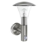 Halo - Brushed Stainless Steel Outdoor IP44 Motion Sensor Wall Light