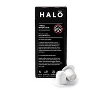 Halo Coffee Three Mountain - Coffee Pods - Pack of 10 - Compatible with Nespresso Machine- Home Compostable - Barista Quality -Medium Roast
