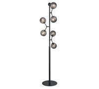 Halo Design Atom Floor Lamp Smoke/ Black