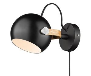 Halo Design DC Wall Lamp Ø12 Black/ Oak