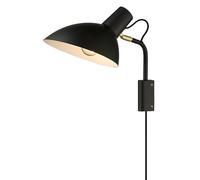 Halo Design Metropole Wall Lamp Black