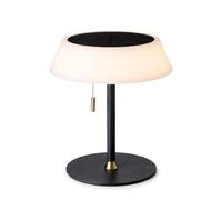 Halo Design Solar Portable Lamp Black